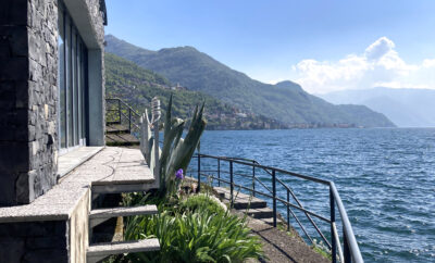 Unique waterfront private house at Como lake